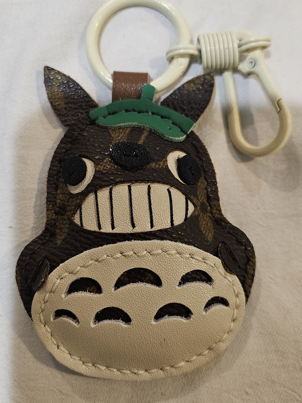 Totoro - Upcycled Keychain Bag Charm